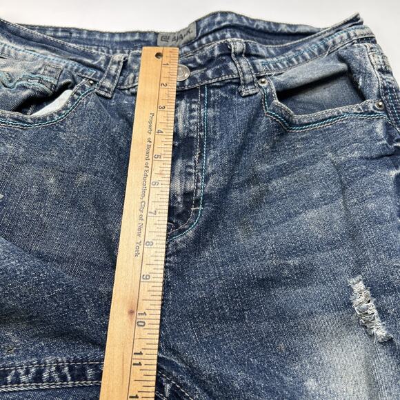 Lot Of 2 CJ BLACK PREMIUM Jeans Mens 34x32 Relaxed Straight & Boot Thick Stitch - Picture 15 of 16